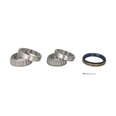 Imagen de MEYLE 614 650 0002 Juego de cojinete rueda eje delantero, ambos lados con accesorios ORIGINAL Quality 68 Rodamiento rodillos cónicos
