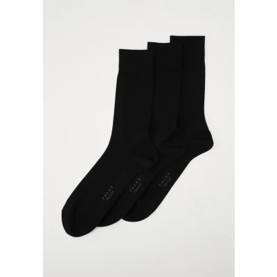Imagen de Falke Family 3PACK Everyday Casual Calcetines, Hombre, Talla: 39 42, Black