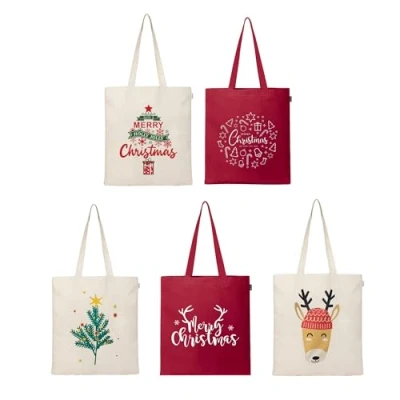 Imagen de Eco Right Bolsa de lona estética para mujer, bonita, moderna y reutilizable la escuela, compras, gimnasio, biblioteca playa, perfecta comestibles, regalos profesores,