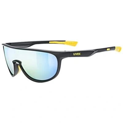 Imagen de Uvex sportstyle 515 Gafas de sol, Niños unisex, black matt/mirror yellow, one size