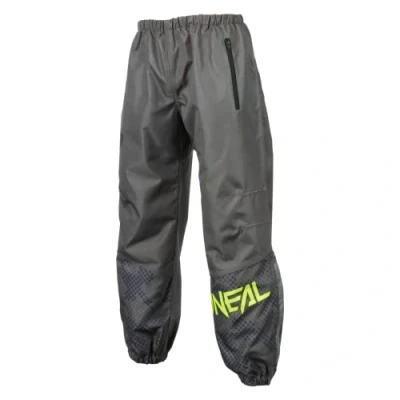 Imagen de O&#039;Neal Pantalones de Lluvia para Ciclismo MTB DH FR Freeride Material Tacto Suave, Impermeable Shore V.22 Hombre Adulto Gris neón Amarillo Talla L