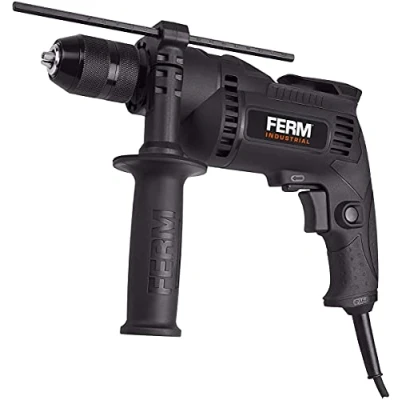 Imagen de Ferm PDM1049P_K Taladro percutor, 710 W, Azul, 1/2_pollice