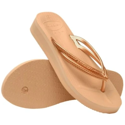 Imagen de Havaianas Wedges Tongues Mujer Doré 33 EU