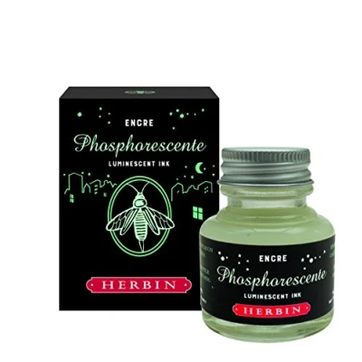 Imagen de Herbin 13690T Un flacon d&#039;encre phosphorescente 30 ml pour plumes, calames et pinceaux