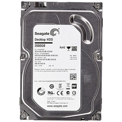 Imagen de VARIOS Seagate Barracuda Disco Duro Interno de 2 TB (3.5&quot;, SATA3, 64 MB, 7200 RPM), Plateado