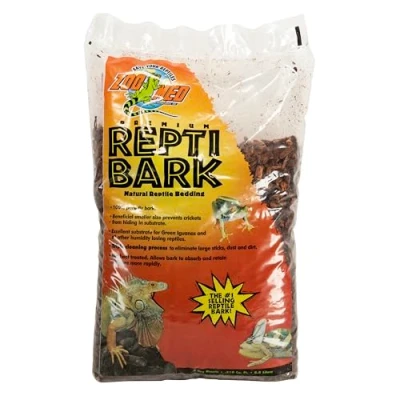Imagen de Zoo Med Repti Bark Decoración de Terrario, Corteza Abeto Natural Tamaño Pequeño, Reutilizable, 8.8 L