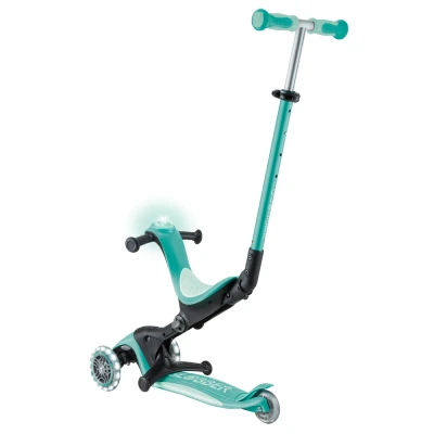 Imagen de Patinete Go Up Deluxe Lights 3 en 1 Menta Globber