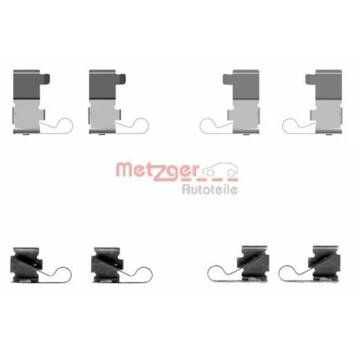 Imagen de METZGER 109 1699 Kit de accesorios, pastillas frenos