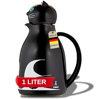 Imagen de Helios Thermo Cat Jarra térmica (plástico, 1 L), color negro