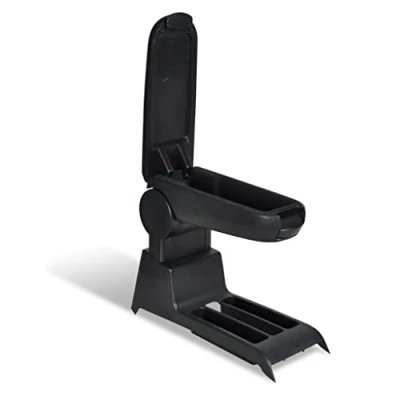 Imagen de vidaXL Reposabrazos para Coche ABS Negro 15x32x(40 52) cm