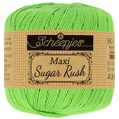 Imagen de Scheepjes 513 Primavera Verde Maxi Sugar Rush Hilo 10x50g