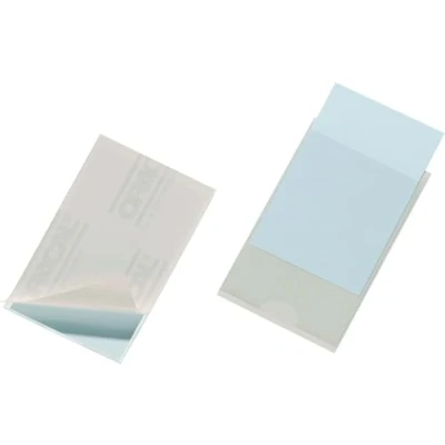 Imagen de Durable 827919 Fundas autoadhesivas Funda fijo para p.ej. tarjetas de visita 57x90 mm, 100 piezas, transparente
