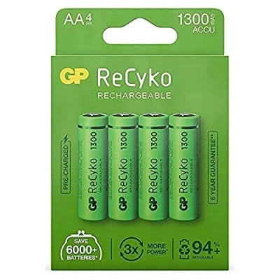 Imagen de R6 AKU 4BL GP ReCyko+ 1300mAh (Green)