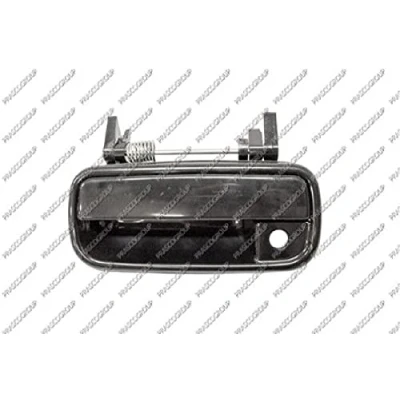 Imagen de PRASCO TY8108008 Manecilla de Puerta exterior, Delante, izquierda con ojo cerradura negro liso TOYOTA: HILUX 5 Pick up