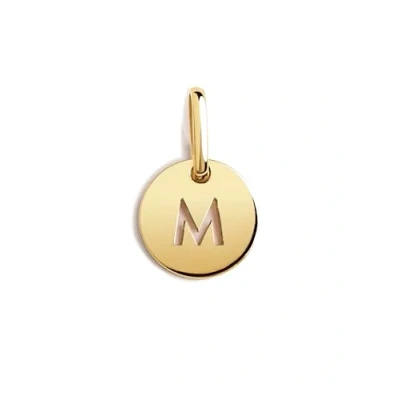 Imagen de Singularu MINI Medallion Letter Colgante, Mujer, Talla: One Size, Letra m oro