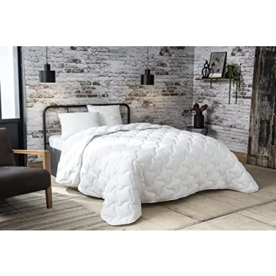 Imagen de Abeil Edredón &quot;dulzura absoluta&quot; Poliéster Blanco 200g/m², Cama 80/90 140 x 200 cm
