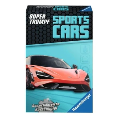Imagen de Ravensburger Juego de Cartas Supertrumpf Sports Cars 20683, cuarteto y Triunfo para Aficionados a la tecnología Partir 7 años