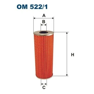 Imagen de FILTRON OM 522/1 Filtro de aceite Cartucho filtrante BMW: 5 Berlina