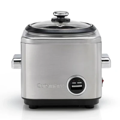Imagen de Cuisinart Arrocera multifunción Cocina al vapor con función de mantenimiento del calor Cable retráctil cesta antiadherente acero inox sin BPA Hasta 800g arroz, 12 Raciones