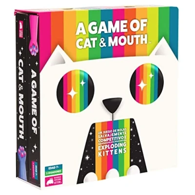 Imagen de Asmodee Exploding Kittens, Inc. A Game of Cat and Mouth Juego de Mesa en Español, EKCM01ES, Multicolor