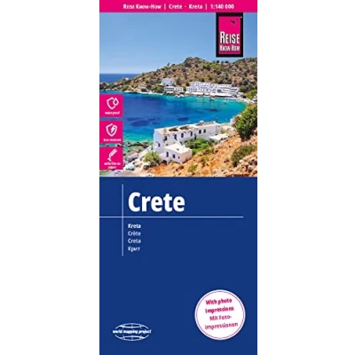 Imagen de Creta, mapa impermeable de carreteras. Escala 1:140.000 impermeable. Reise Know How.: reiß und wasserfest (world mapping project) (Crete (1:140.000))
