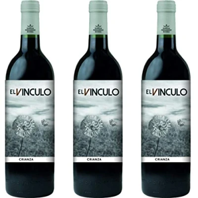 Imagen de El Vinculo Crianza Vino Tinto 3 botellas x 750ml total: 2250 ml
