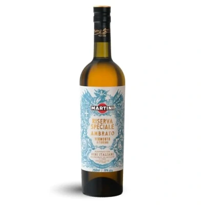 Imagen de MARTINI Riserva Speciale Ambrato Vermouth Aperitivo, 18% ABV, 75cl / 750ml, Vermut Blanco con Infusión de Botánicos Únicos