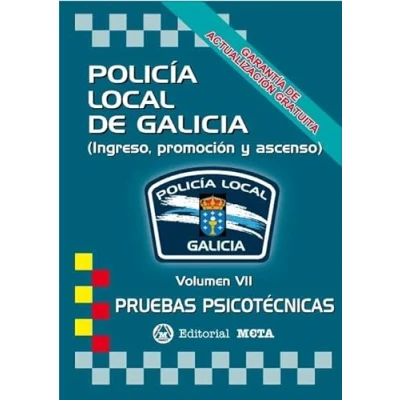 Imagen de POLICÍA LOCAL DE GALICIA VOLUMEN VII Pruebas Psicotécnicas