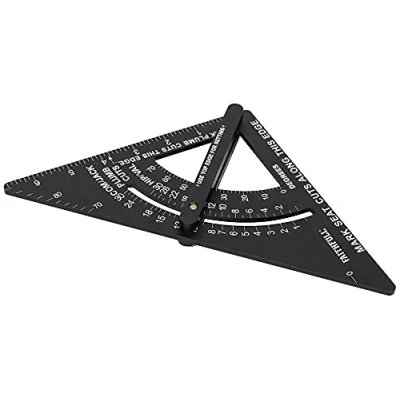 Imagen de Faithfull FAICSQA7CNC Prestige Adjustable Quick Roofing Square Black Aluminium 180mm (7in)