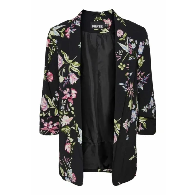 Imagen de Pieces Pcbosella 3/4 Sleeve Blazer, Mujer, Talla: Large, Nero