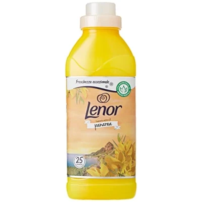 Imagen de LENOR Suavizante para lavadora concentrado, 200 lavados (8 x 25), Panarea, una frescura óptima y suavidad inspirada en la naturaleza, perfume cada noche