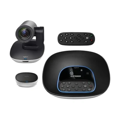 Imagen de Logitech Group, Sistema de Webcam para Videoconferencia, Full HD 1080p/30fps, Enfoque Automático, Skype for Business, Teams, Zoom, Fuze, Hangouts Meet, Hardware, Cortana, Cisco Jabber, Portátil/PC/Mac