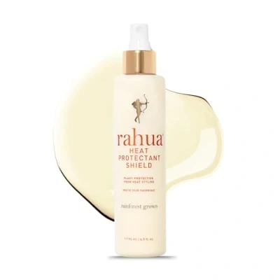 Imagen de Rahua Heat Protectant Shield 193 ml/6.5 FlOz, pulverización múltiple formulada que protege contra el calor, aerosol de protección calor liviano enriquecido con vitamina E aloe vera queratina