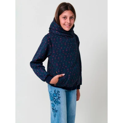 Imagen de Koroshi Sudadera con cremallera, Mujer, Talla: 10 11a, Navy