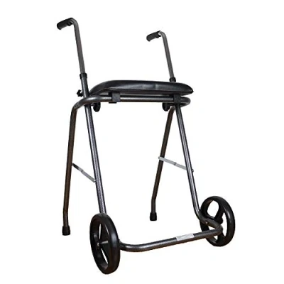 Imagen de Andador plegable con dos ruedas y asiento