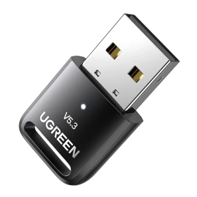 Imagen de UGREEN USB Bluetooth 5.3 Adaptador para PC Compatible con Windows 11 10 8.1, Adapter Dongle Auriculares Teclado Ratón Altavoces Mando de PS5 PS4 Switch