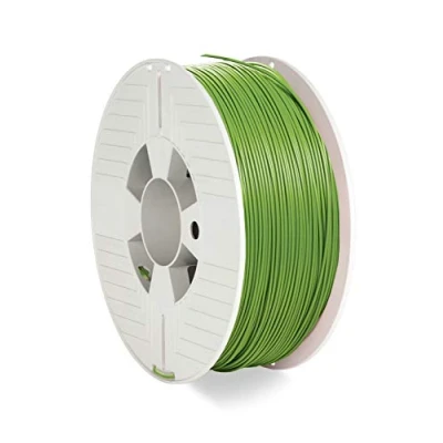 Imagen de VERBATIM Filamento ABS impresión 3D 1,75mm 1kg Acrilonitrilo butadieno estireno de alto rendimiento para extrusión material impresoras y bolígrafos verde