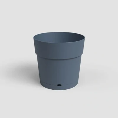 Imagen de Artevasi Capri Olla Ancha con Reserva de Agua, 50 cm, Color Azul Pizarra