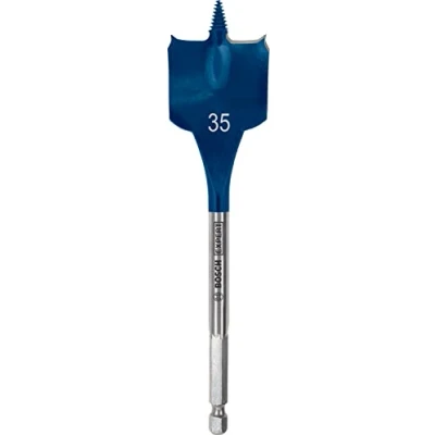 Imagen de Bosch Professional 1x Brocas fresadoras planas Expert SelfCut Speed (para Madera blanda, Aglomerado, Ø 35,00 mm, Longitud 152 accesorios Taladro de impacto rotativo)