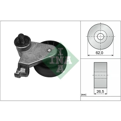 Imagen de INA 531 0171 10 Polea tensora, correa dentada FORD: FIESTA 3, 4