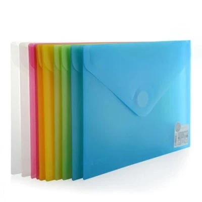 Imagen de Carpeta Sobre Cierre de Velcro Tamaño A5/Cuartilla REF 904 Colores Classic translucidos con acabado Soft Touch by Office Box. (Surtido)