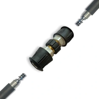 Imagen de M&amp;M Smartek Juego de adaptadores extensión manguera para Parkside a Click Connect System con acoplamiento M22 rosca