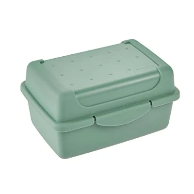 Imagen de keeeper Recipiente para alimentos frescos con cierre de clic, 11 x 7,5 6 cm, 350 ml, Luca Micro, Verde Nordic