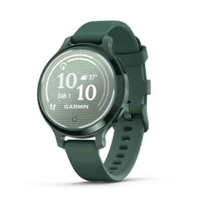 Imagen de Garmin Lily 2 Active, Reloj Inteligente con GPS, Diseño Elegante, Datos de Salud y Forma Física, Pantalla Táctil, Notificaciones Inteligentes, Autonomía hasta 9 días, Verde