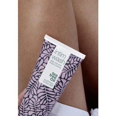 Imagen de Intim Wash de Australian Bodycare, 200 ml Jabón íntimo para hombres y mujeres, con aceite natural vegano árbol del té australiano Probado dermatológicamente pH balanceado