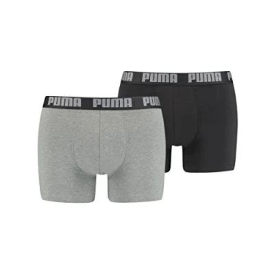 Imagen de Puma Basic 2 PACK Culotte, Hombre, Talla: XXL, Grey black