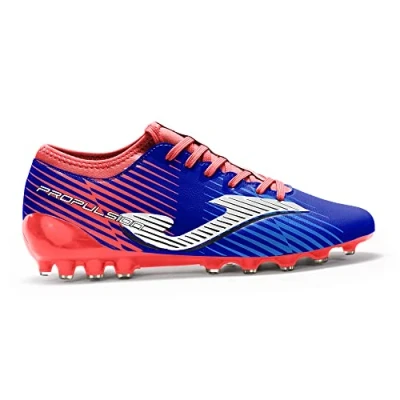 Imagen de Joma Propulsion Cup 2302 Blanco Negro Artificial Grass, Zapatillas Hombre, Royal Naranja flúor, 44 EU