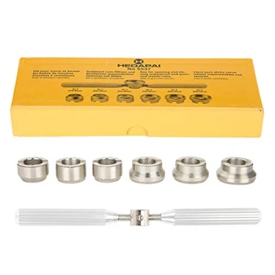 Imagen de VGBEY Reloj Abierto, Herramienta de reparación del abrelatas la batería removedor Caja Acero con 6 Dados Ideal para Rolex Tudor