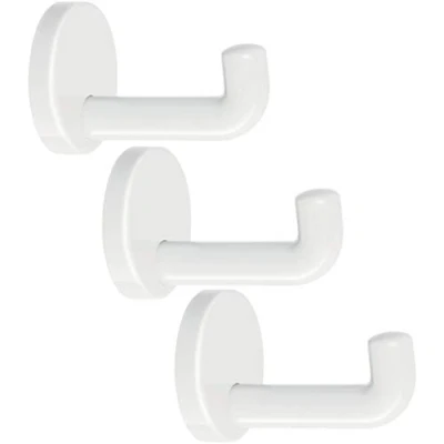 Imagen de vasalat Hewi Ganchos de pared (3 unidades, poliamida, 100 mm), color blanco
