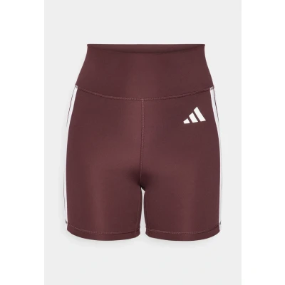 Imagen de adidas Performance Optime Essentials 3STRIPES Short Leggings Medias, Mujer, Talla: XSx5&quot;, Aurora ruby/white
